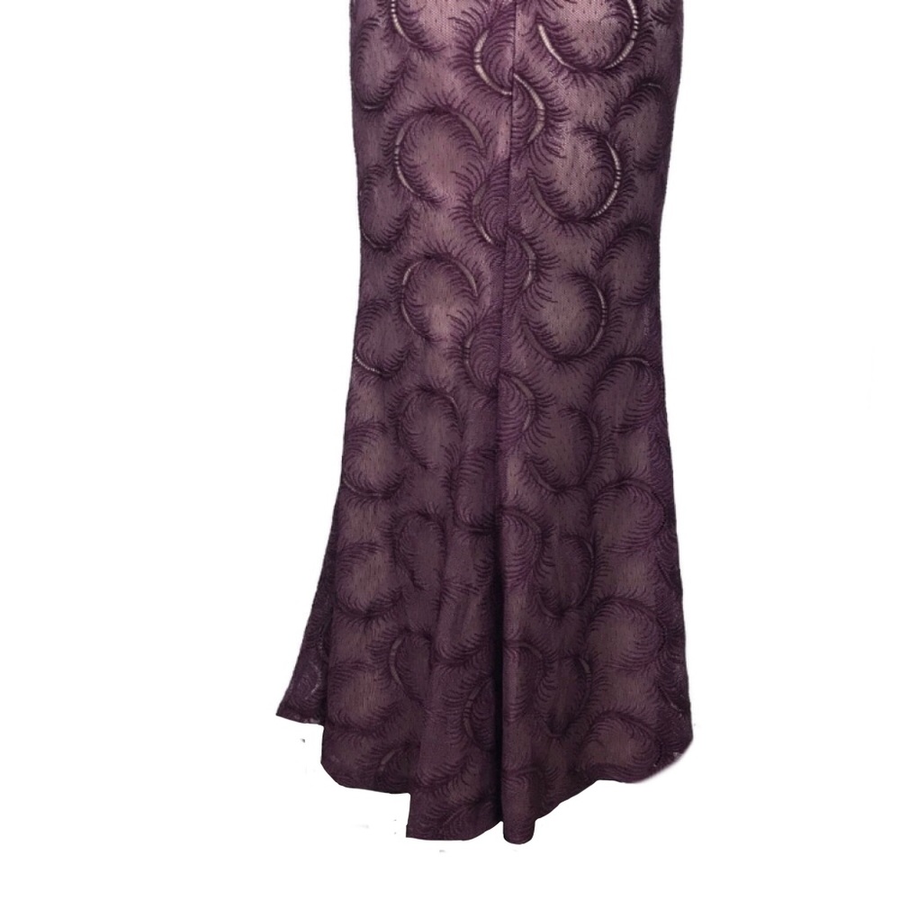 90’s Vintage Homecoming Dress Womens 0-2 Long Lace - Picture 7 of 8